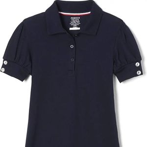 French Toast Girls Puff Sleeve Polo